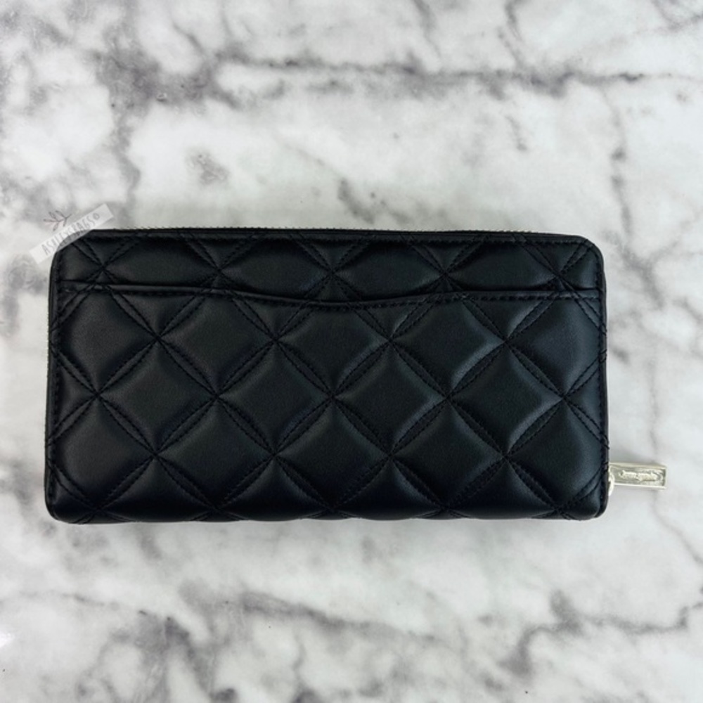 Kate Spade Natalia Quilted Smooth Leather Large Continental Wallet - Picture 2 of 4